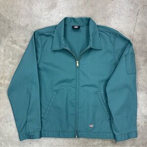 Dickies Eisenhower Front-Zip Lincoln Green Jacket